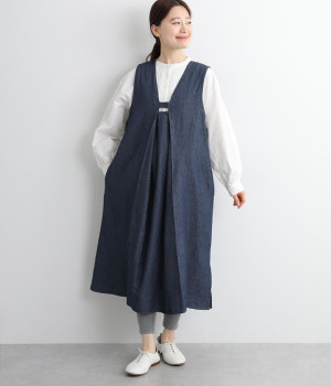2wayジャンパースカート(インディゴネイビー-L)