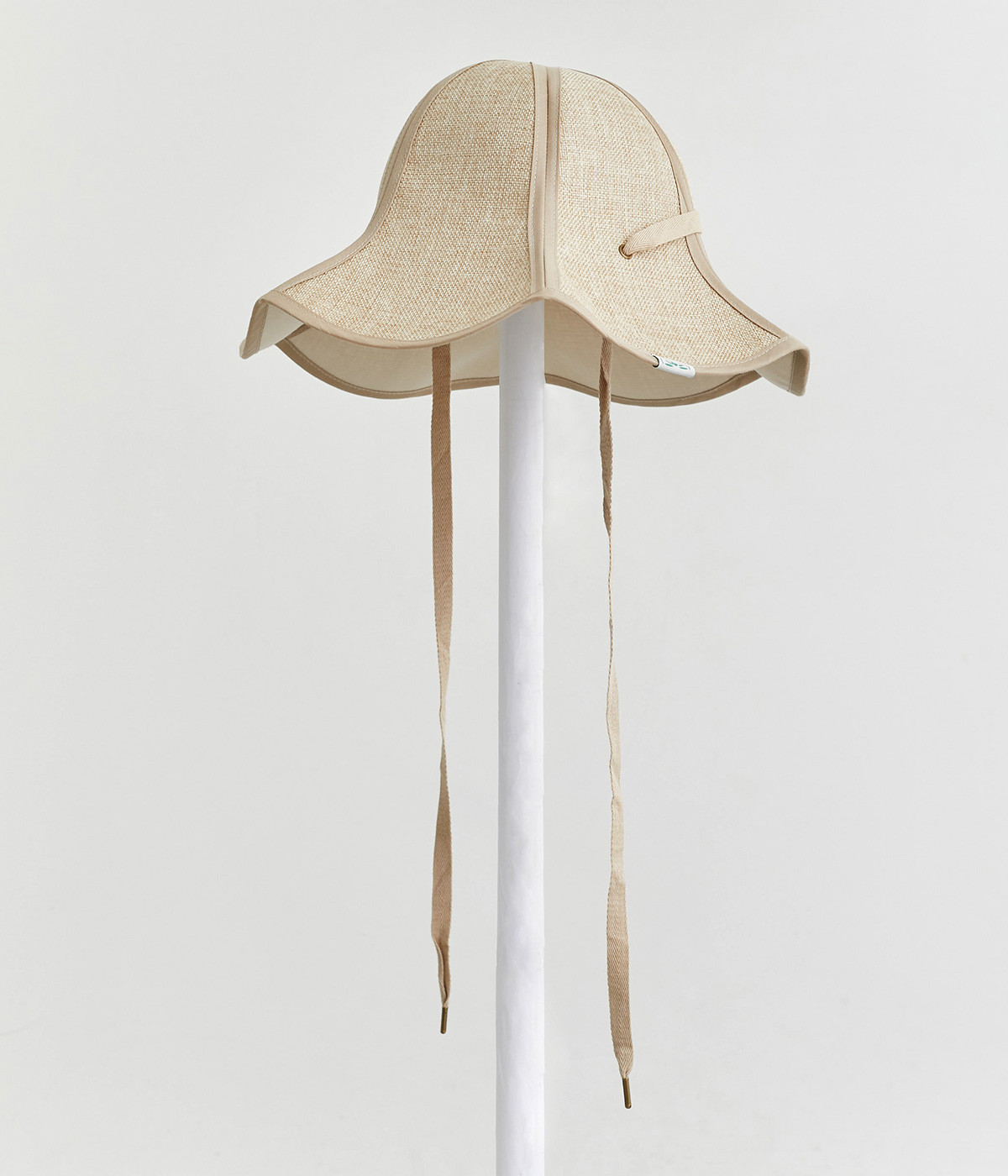 折り畳みハット(ベージュ-ONESIZE)