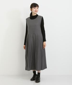 2wayジャンパースカート(チャコール-L)
