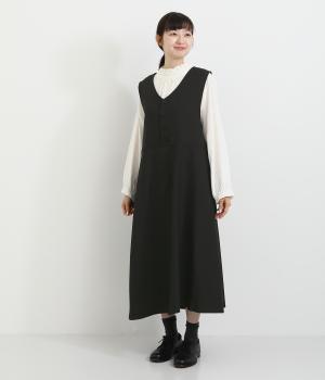 2wayジャンパースカート(ネイビー-L)