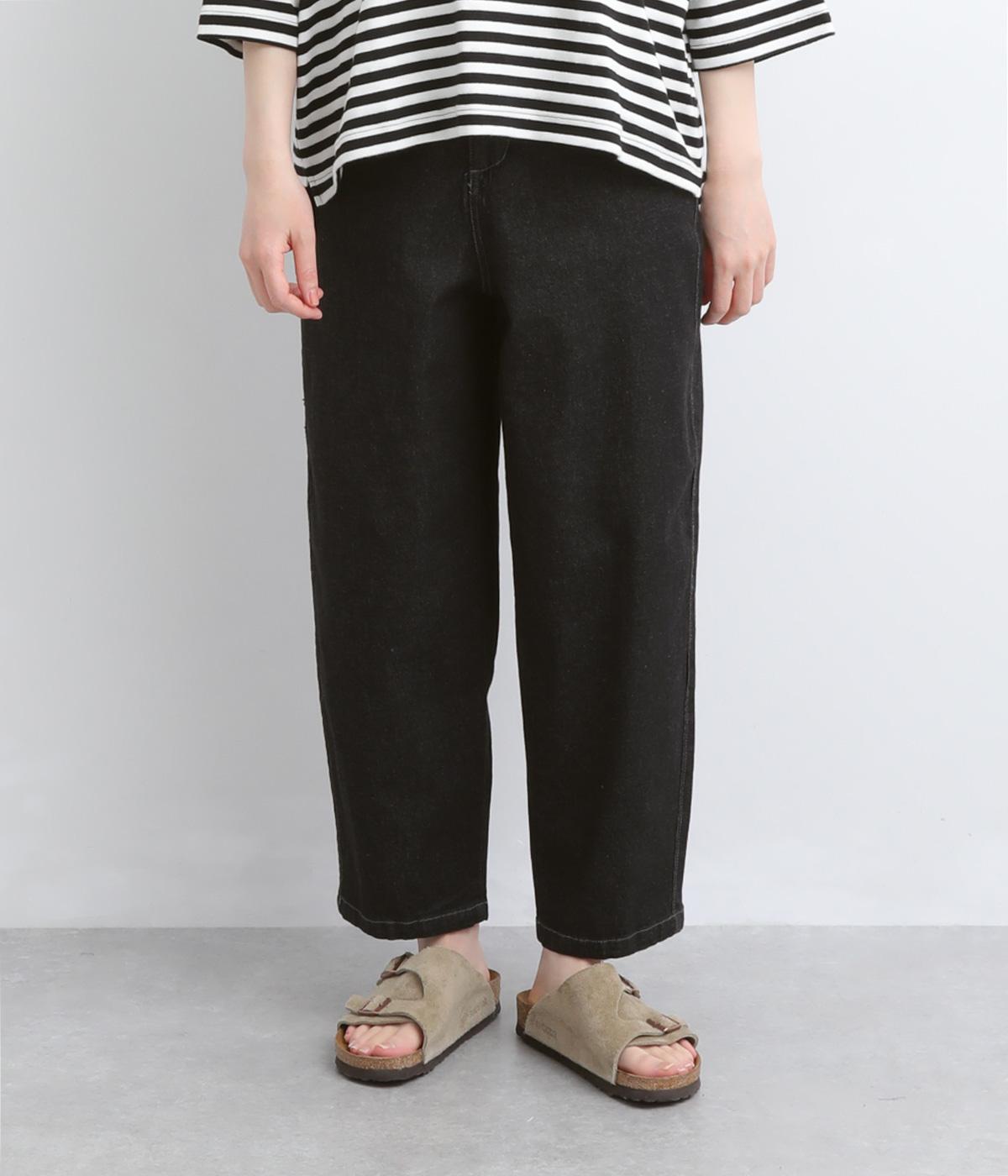 5周年ステッチテーパードパンツ(インディゴブラック-M)