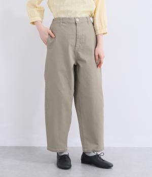 5周年ステッチテーパードパンツ(ベージュ-M)