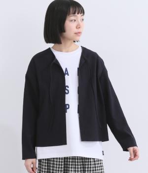 シャーリング2wayブラウス