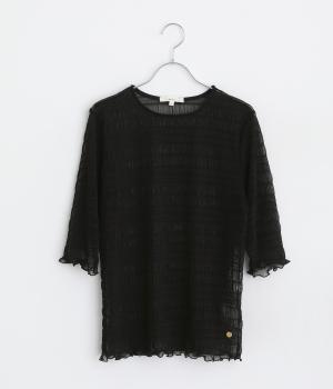 シャーリングシアープルオーバー(ブラック-L)