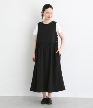 ノースリーブワンピース(ブラック-L)