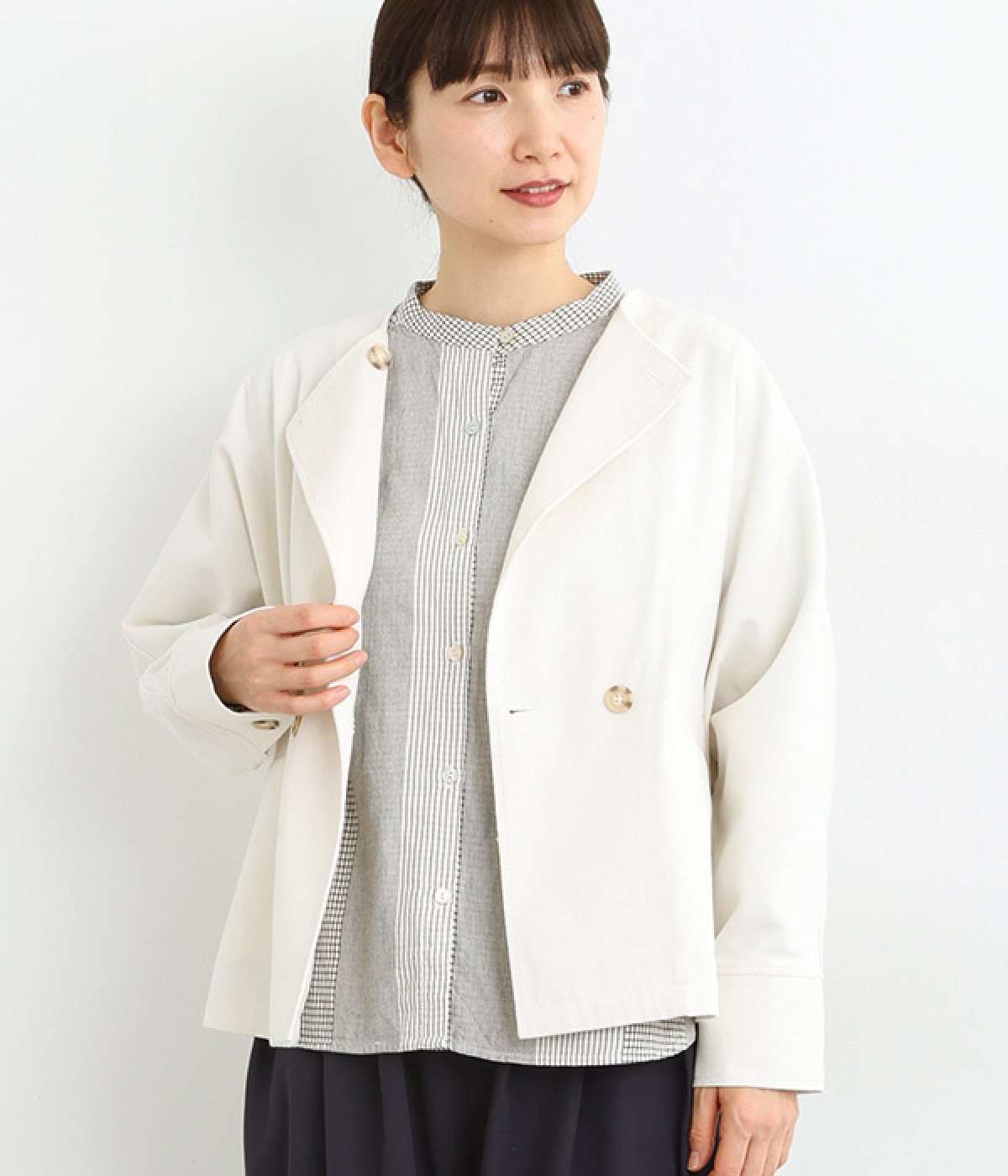 スラブツイルドルマンコート(キナリ-ONESIZE)