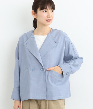 スラブツイルドルマンコート(ブルー-ONESIZE)