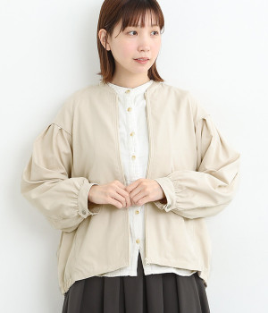 テントラインブルゾン(ベージュ-L)