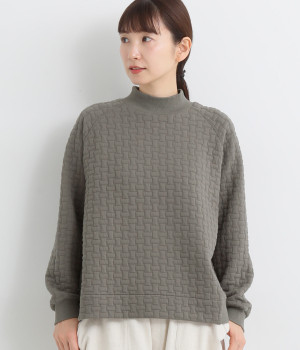 バスケットフクレジャカードプルオーバー(グレー-L)