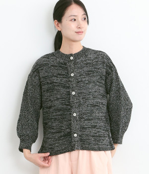 2wayカーディガン(チャコール-L)