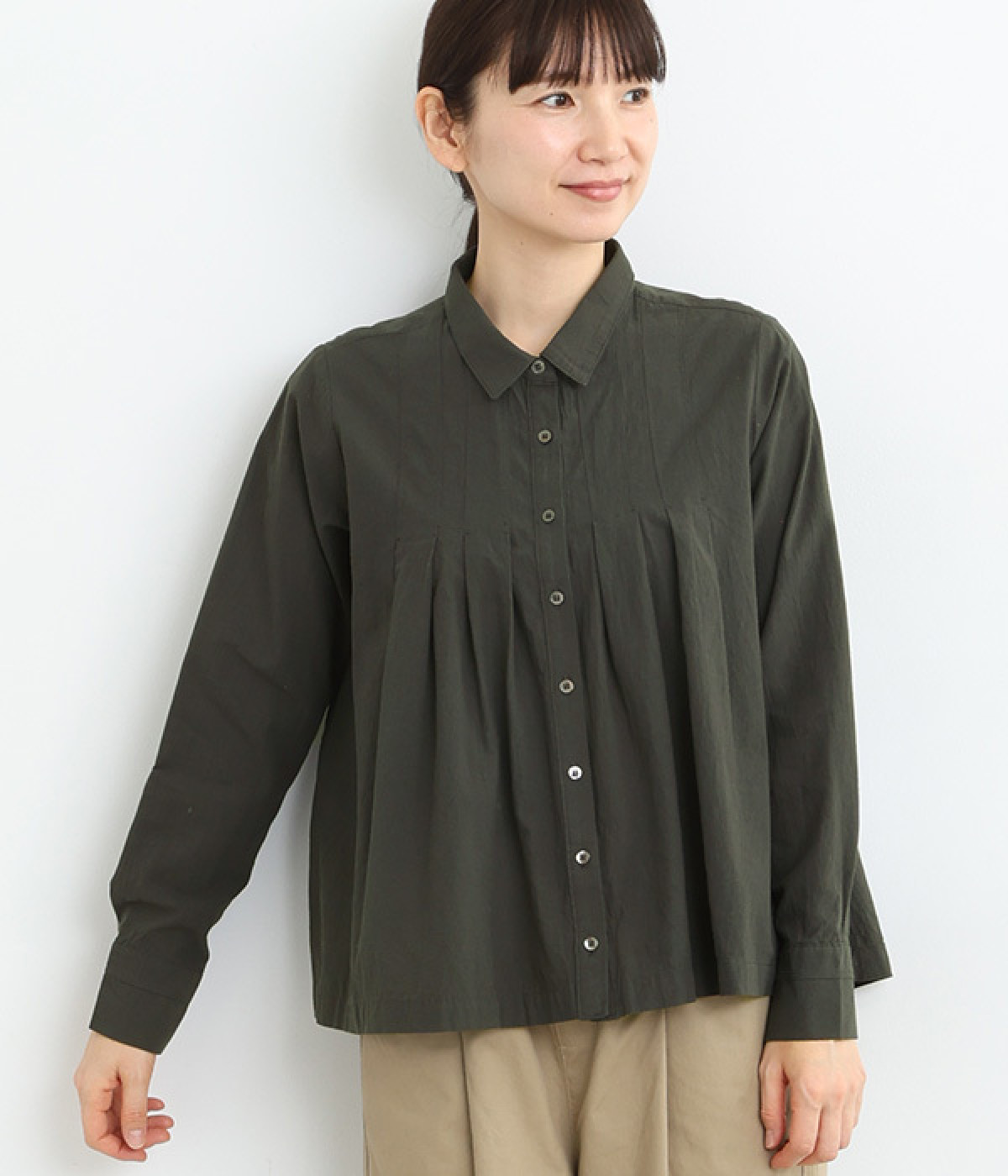 タックステッチ襟付きシャツ｜LILASIC（リラシク）の商品詳細