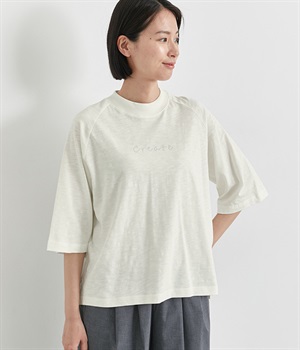 スラブ天竺ロゴプルオーバー