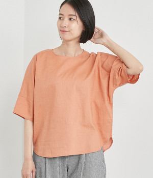 リネンコットンプルオーバー