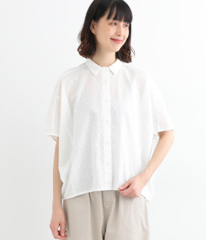 カットドビードルマンシャツ(オフホワイト-ONESIZE)