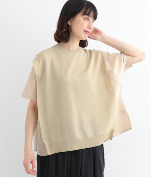 サイドフハクニットプルオーバー