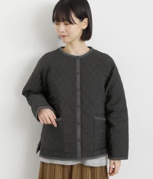 SORONA　中綿ブルゾン(ブラック-F)