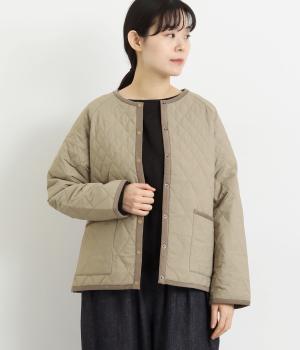 SORONA　中綿ブルゾン(ベージュ-F)