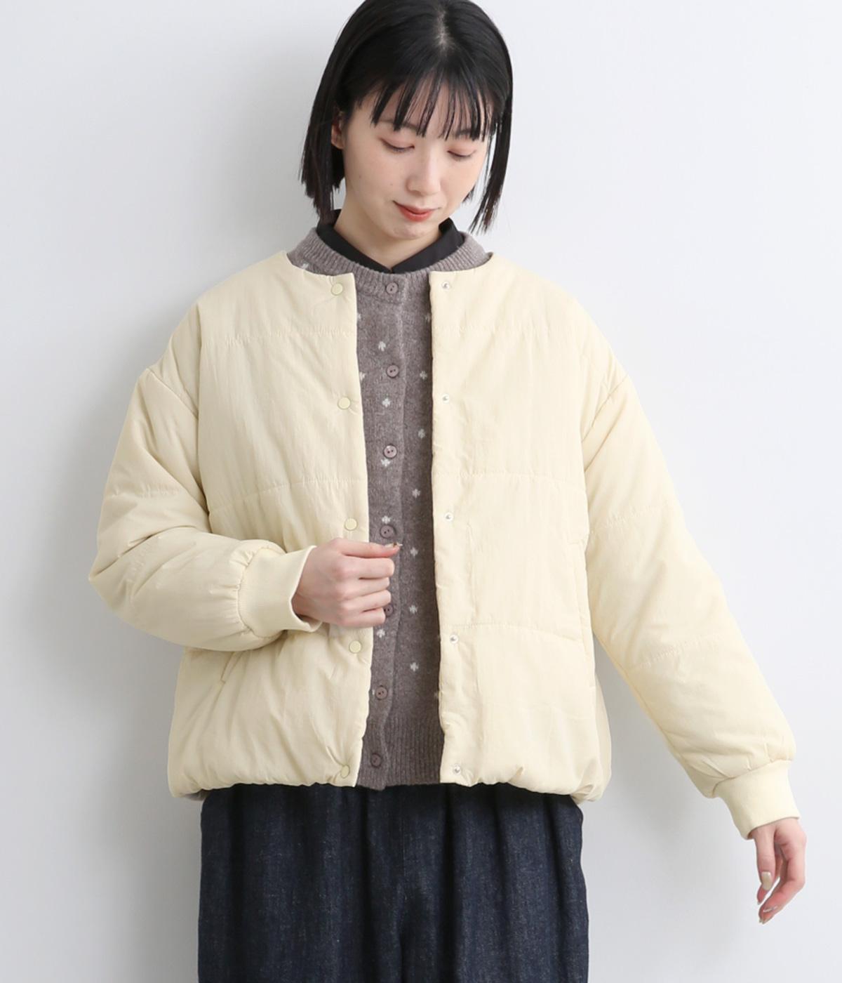 ナイロンタッサーノーカラー中綿コート｜LILASIC（リラシク）の商品詳細