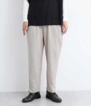 カットサッカーテーパードパンツ(グレー-M)