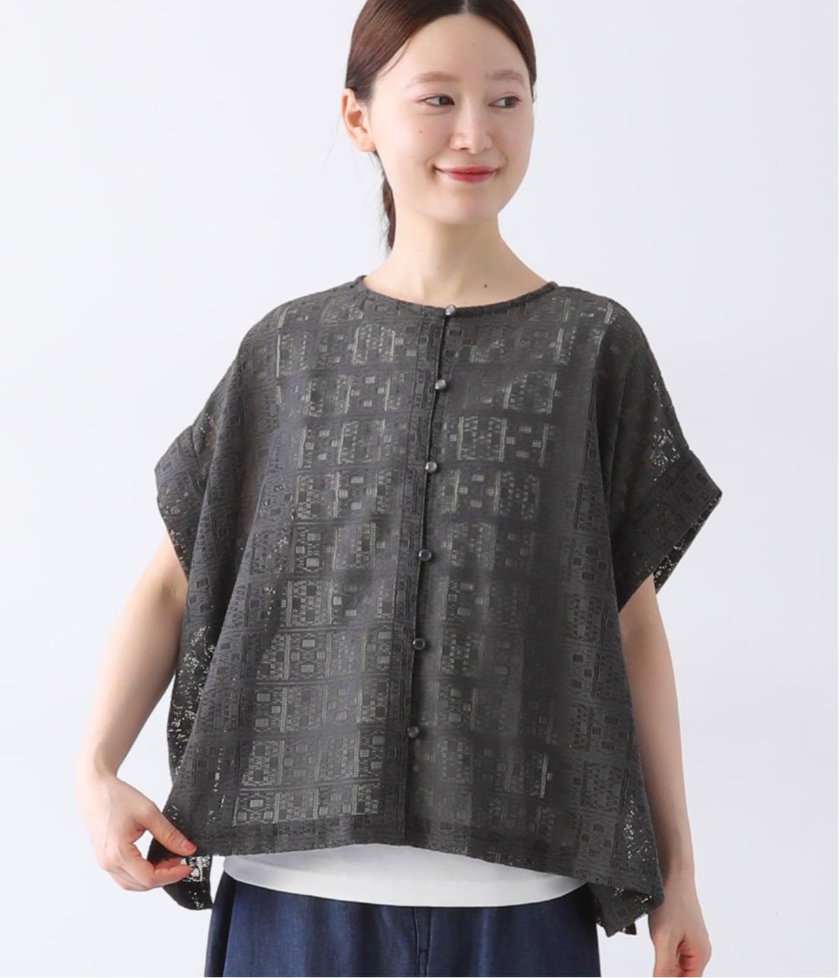 2wayレースプルオーバー(チャコール-F)