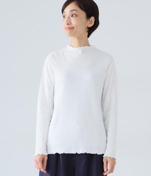 コットン接結天竺メロウボトルプルオーバー(オフホワイト-L)