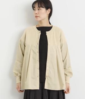 ニット布帛カーディガン(アイボリー-F)