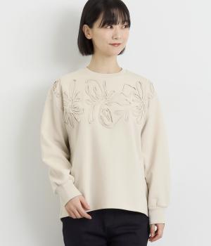 ブレードエンブロイダリープルオーバー(アイボリー-L)