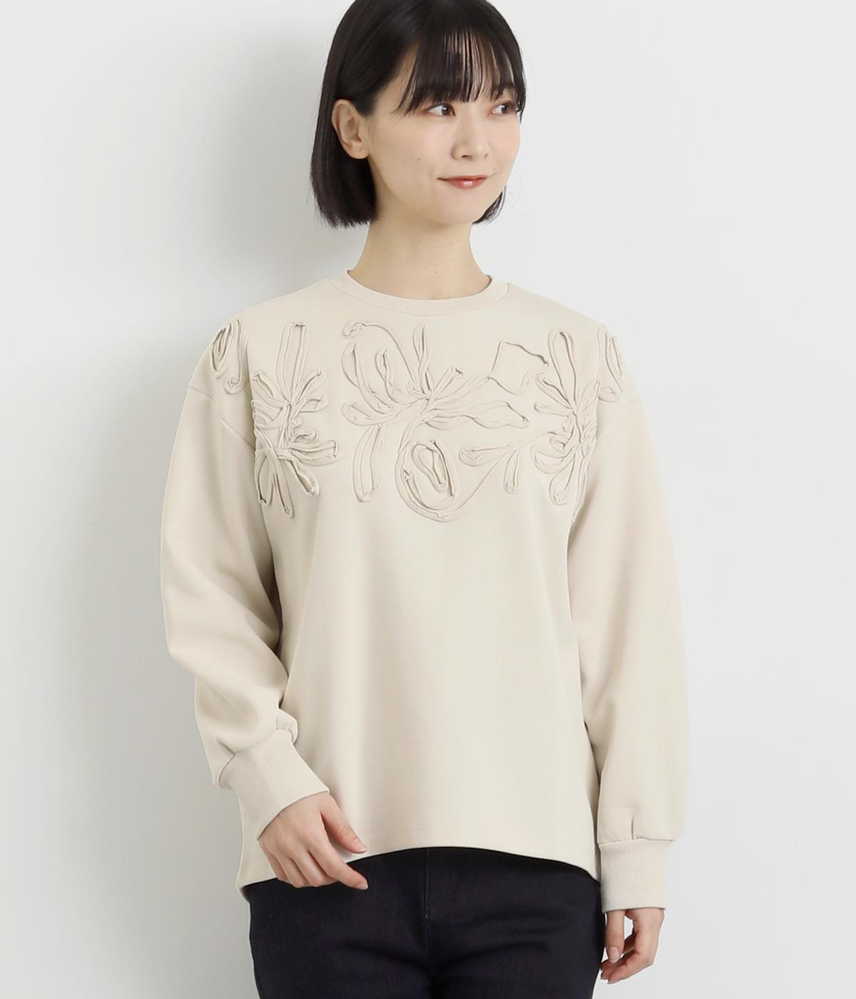 ブレードエンブロイダリープルオーバー(アイボリー-M)