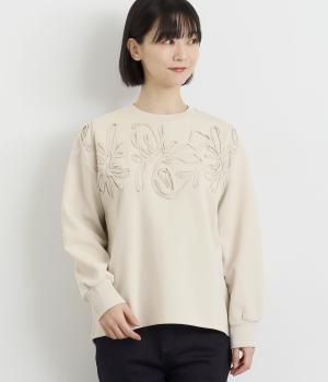 ブレードエンブロイダリープルオーバー(アイボリー-M)