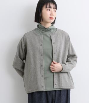 裏フリースカーディガン