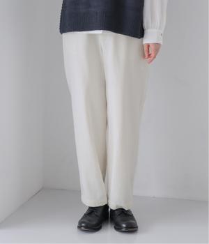 スラブツイルテーパードパンツ(キナリ-M)