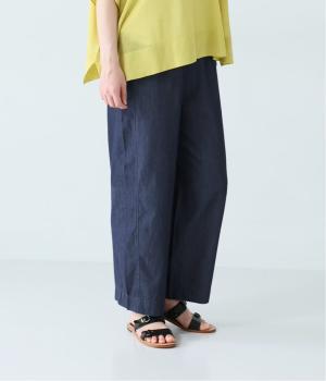 ライトオンスデニムテーパードパンツ(インディゴネイビー-M)