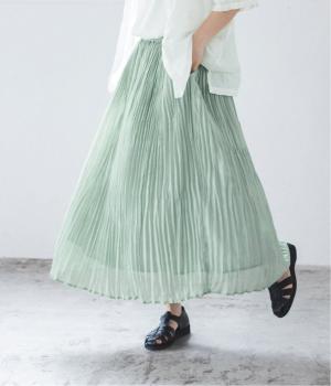 ワッシャープリーツスカート
