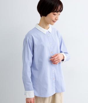 レースカラーブラウス