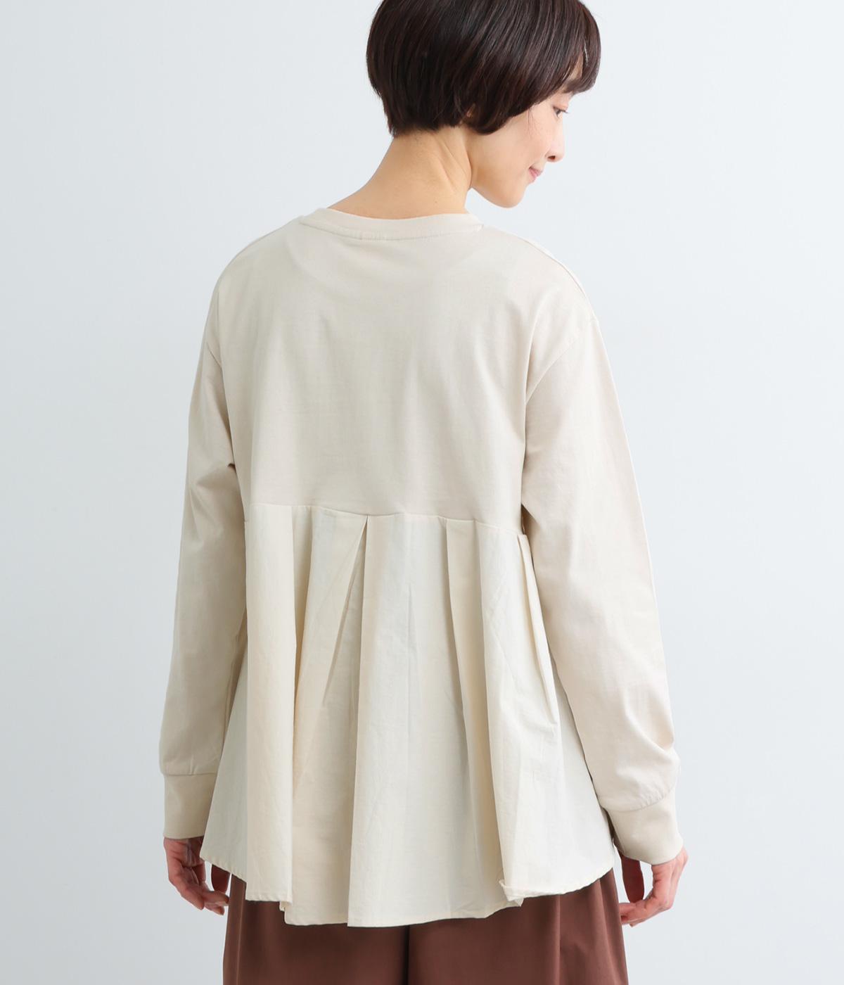 コットンバックフレアプルオーバー(アイボリー-M)