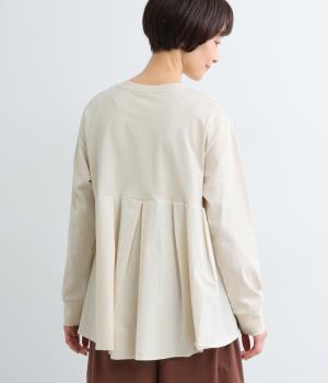 コットンバックフレアプルオーバー(アイボリー-M)