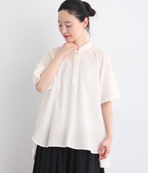 コットンドビータックスリーブプルオーバー(オフホワイト-F)