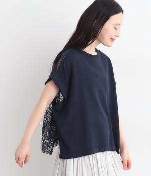 2wayレースニットベスト(ネイビー-F)