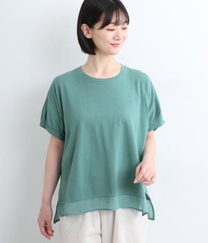 ナシジスクエアTシャツ(ターコイズ-F)