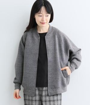 ダンボールジップブルゾン（チャコール・F）