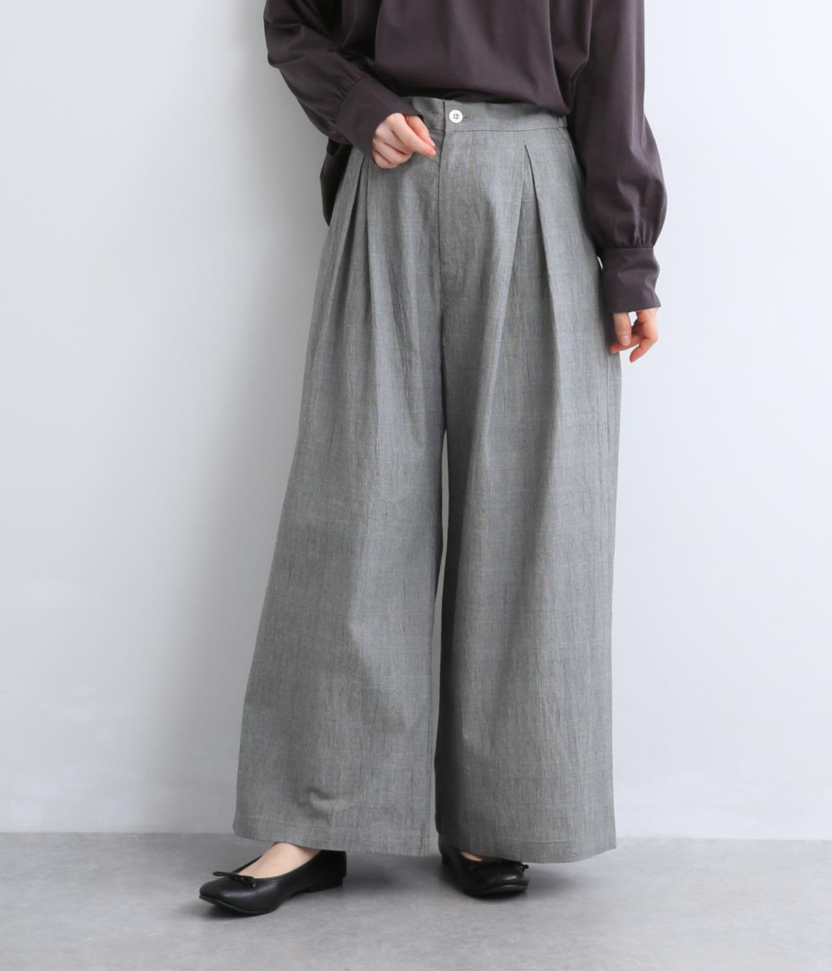 ライトコットンタックフレアパンツ｜LILASIC（リラシク）の商品詳細