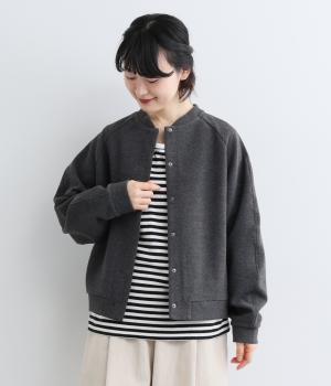 シュリンクジャカード×フハクカーディガン（チャコール・L）