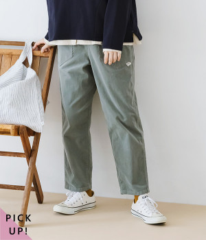 別注｜コーデュロイカーゴテーパードパンツ(グレー-L)