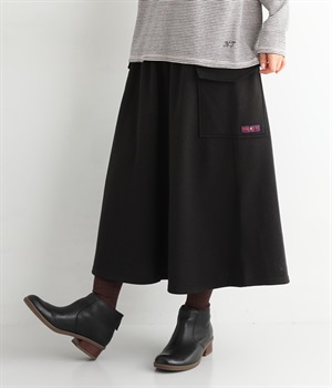 カーゴポケットスカート(ブラック-L)