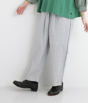 サイドラインイージーパンツ(ダークネイビー-L)