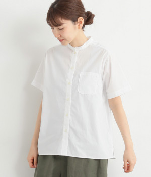 ドビードットスタンダードシャツ(オフホワイト-L)