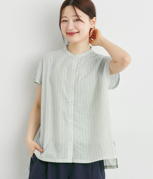 ストライプスクエアシャツ