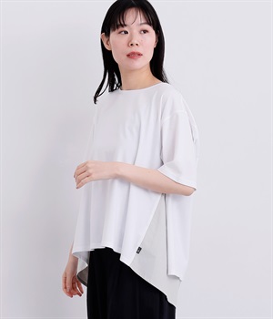 レイヤード風プルオーバー(オフホワイト-L)