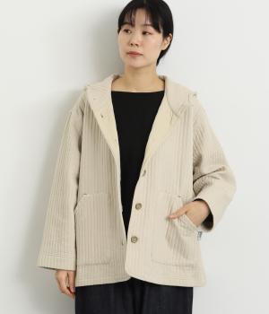 フーデッドキルトジャケット(キナリ-L)