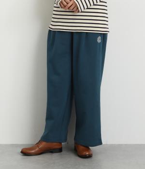 スエットルーズストレートパンツ(ブルー-L)